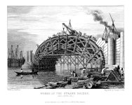 London Waterloo Bridge,prints Views on the Thames W B Cooke